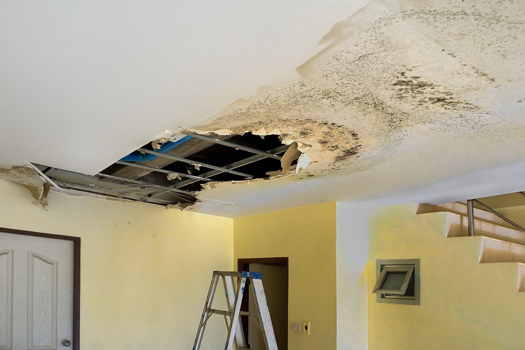 flooded basement